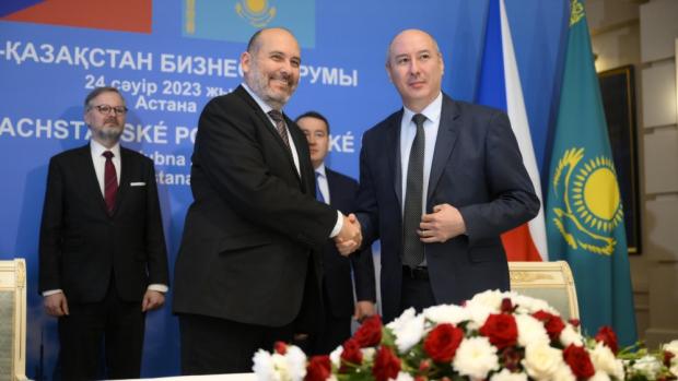 The Director of Prague Zoo, Miroslav Bobek, signing the Memorandum of Cooperation to Return Przewalski’s Horses to Kazakhstan in the country’s capital Astana. Photo by Tomáš Hulík, Prague Zoo