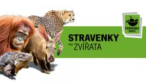 Vizuál kampaně Stravenky pro zvířata v Zoo Praha