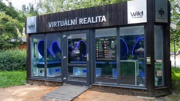 Virtuální realitu naleznou návštěvníci poblíž Dětské zoo v dolní části areálu. Foto Tereza Mrhálková, Zoo Praha