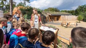 Spolu s výhodným vstupným mohou školní skupiny využít i komentovaných prohlídek a vybrat si ze široké nabídky témat. Foto Oliver Le Que, Zoo Praha