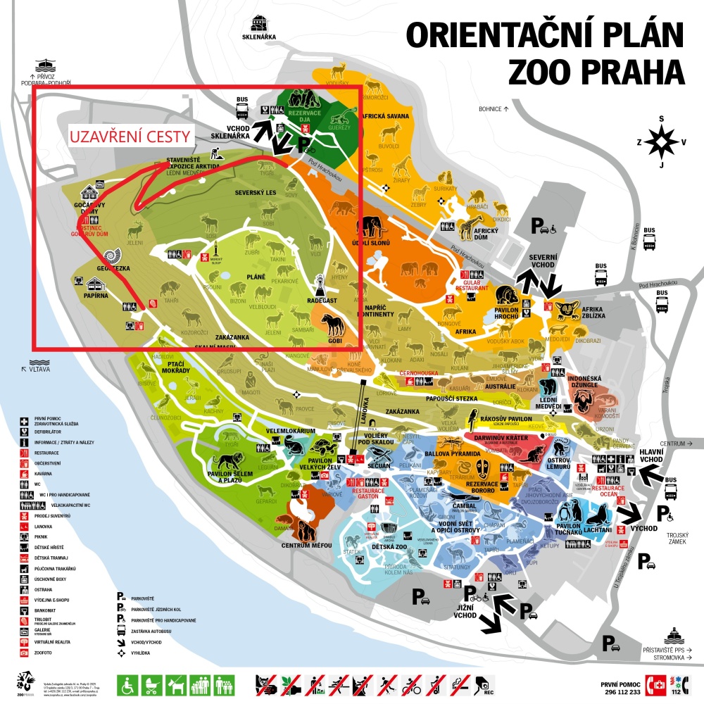 Uzavření cesty od 12. ledna 2026