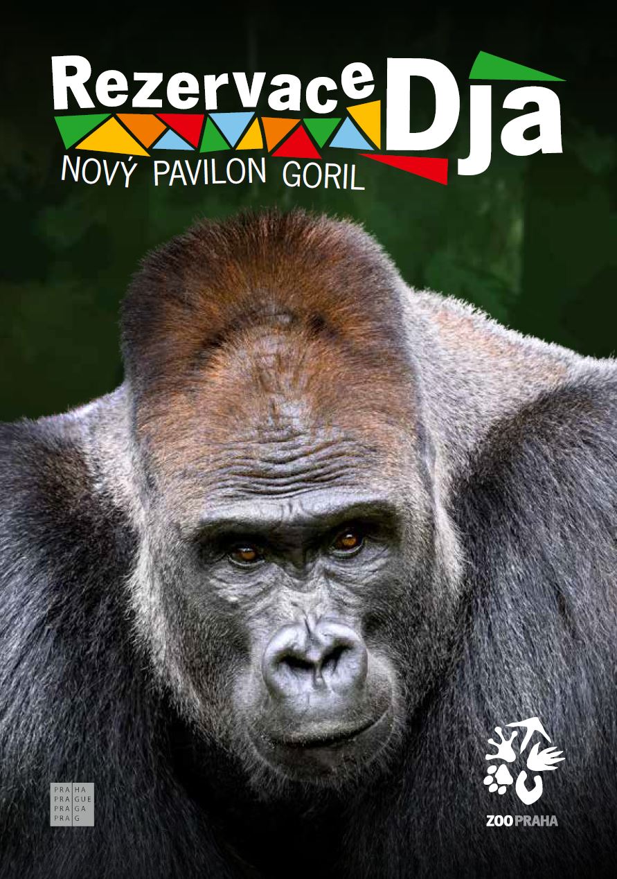 Obálka brožury Rezervace Dja: nový pavilon goril