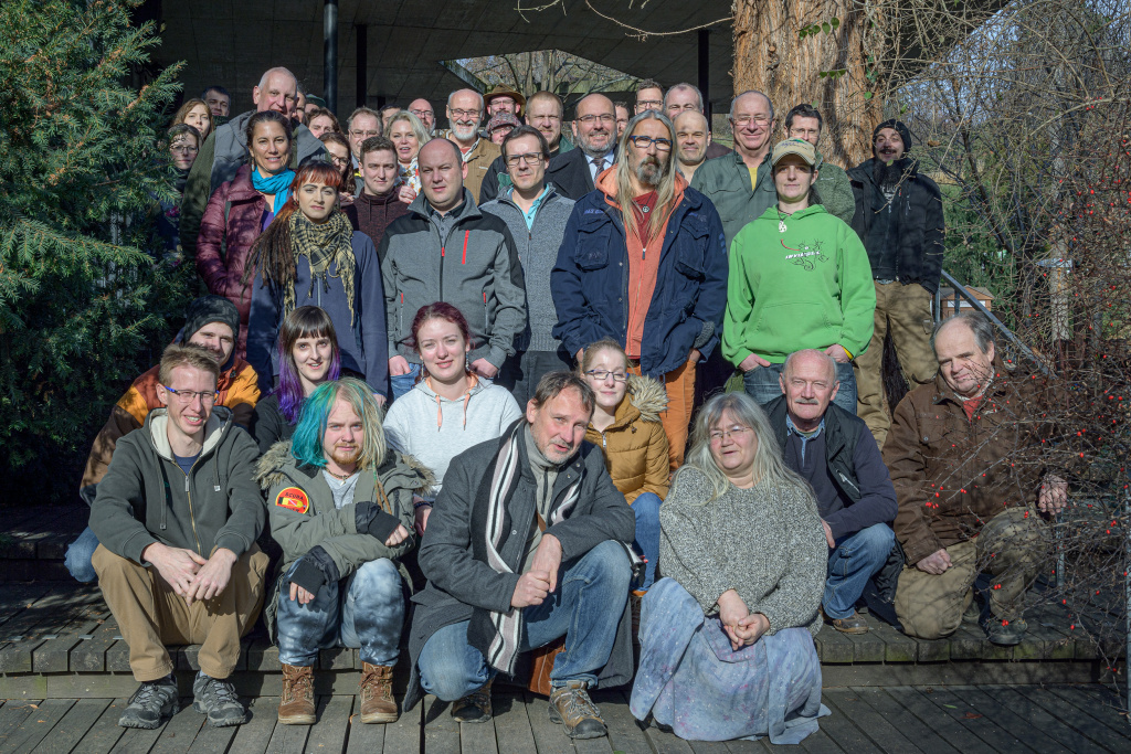 A group photo of the participants at the meeting of the Commission for Reptiles and Amphibians (22 January 2020). Photo: Petr Hamerník, Prague Zoo