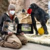 Chovatelé se zapojili i do propagace knihy Ztichlá zoo. Na snímku Lucie Holatová. Foto Oliver Le Que