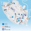 Mapka areálu Zoo Praha s vyznačenými místy. Zdroj: Zoo Praha