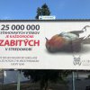 Five billboards highlighting the massacres of migratory birds in the Mediterranean have been placed in Bratislava: on Ivanská cesta, at the exit from the airport, on Bajkalská and Vanorská streets and on on Trnavské mýto. Photo: Zoo Bratislava