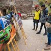 Pro návštěvníky byly po celý den připraveny i informace o projektu Toulavý autobus a ochraně goril nížinných v Africe. Autor: Petr Hamerník, Zoo Praha 