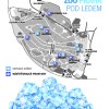 Kde bude možné pozorovat zvířata s ledem a kde se budou moci osvěžit sami návštěvníci, prozradí mapa sledující čtvrteční program. Zdroj Zoo Praha