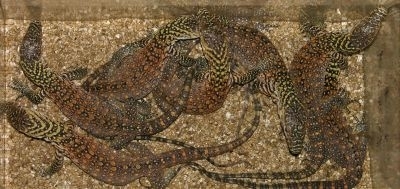 Všech sedm mláďat (foto – Petr Velenský, Zoo Praha)