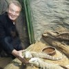 Bohuslav Svoboda u terária s leguány modravými,