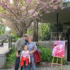 Májový polibek pod třešní v Zoo Praha. Foto: Zoo Praha